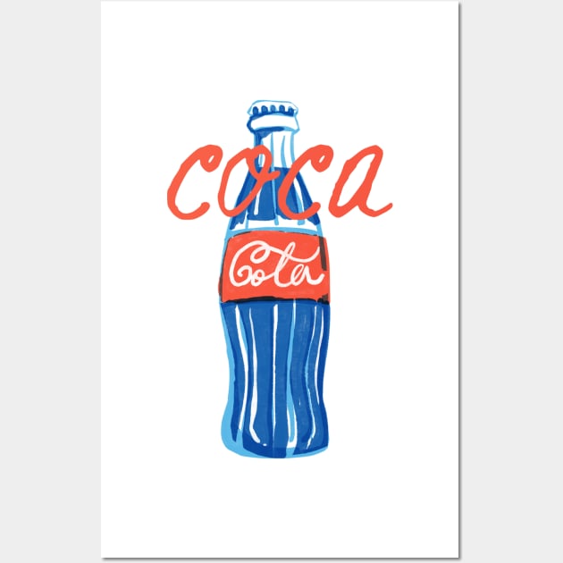 Coca Cola Brand Logo Wall Art by ZUCCACIYECIBO